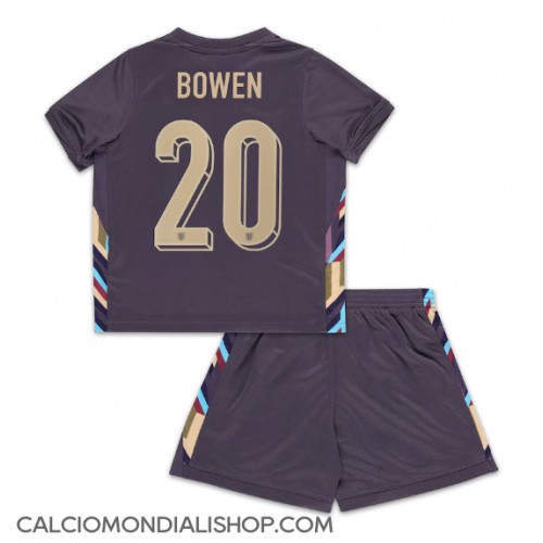 Maglie da calcio Inghilterra Jarrod Bowen #20 Seconda Maglia Bambino Europei 2024 Manica Corta (+ Pantaloni corti)